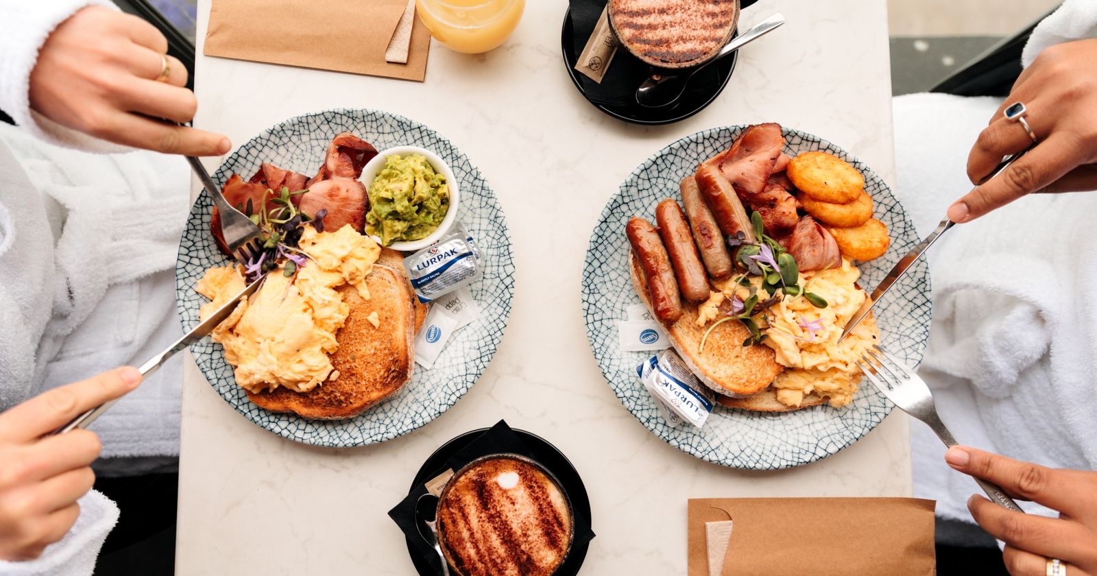 Breakfast on balcony accommodation